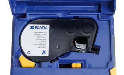 En M510-materialkassett som sitter i M510-skrivaren