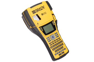 En bärbar Brady M410-skrivare.